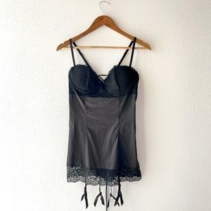 Frederick’s of Hollywood Black Lingerie Slip L